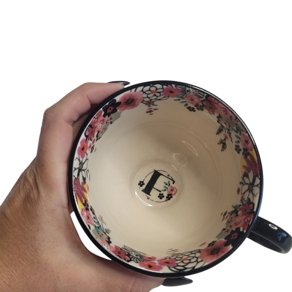 Anthropologie Tea Time Monogram "F" Mug - Picture 4 of 6